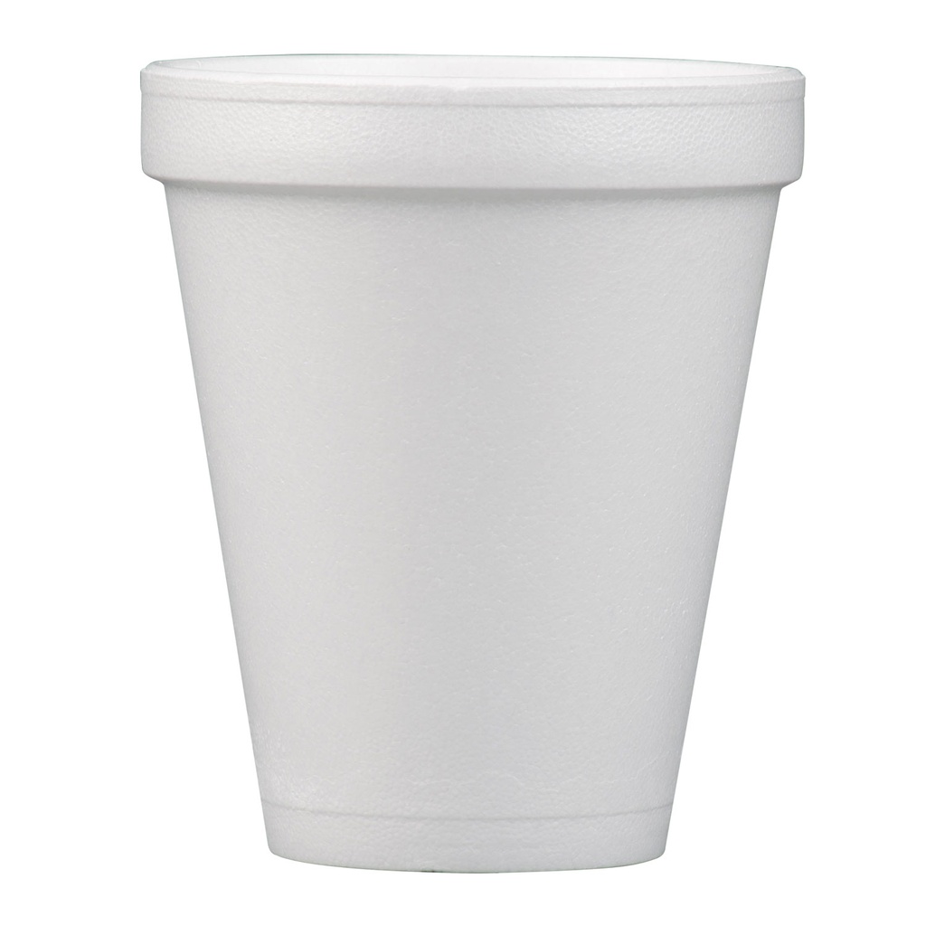 10 OZ STYRO CUP, WHITE, 25/BAG, 40 BAGS/CARTON