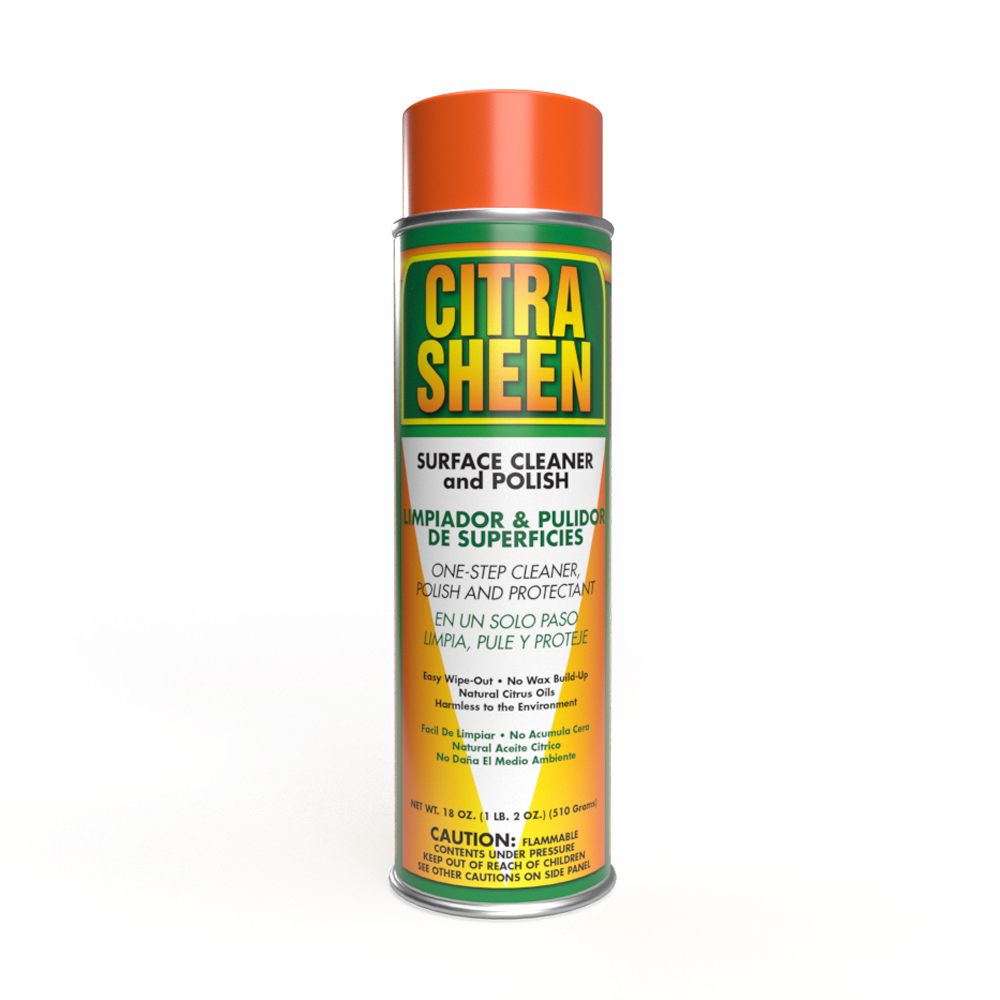 CITRA SHEEN SURFACE CLEANER AND POLISH, 12 CANS/CASE