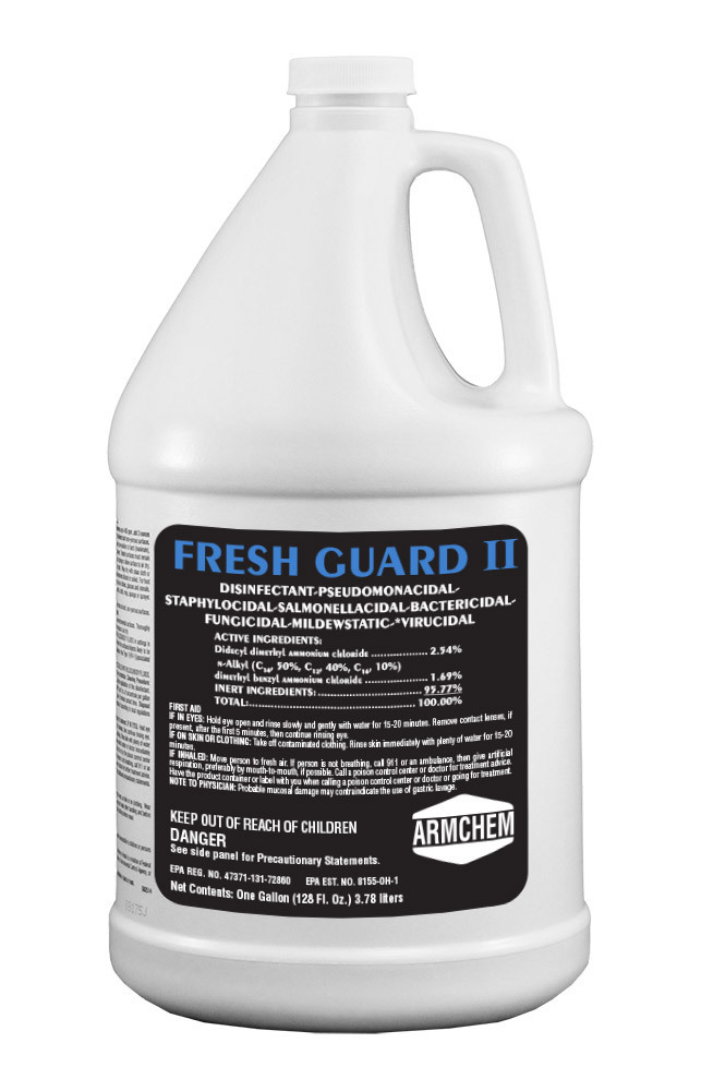 FRESH GUARD II NEUTRAL DISINFECTANT & GERMICIDAL CLEANER, GALLON BOTTLE, 4/CASE
