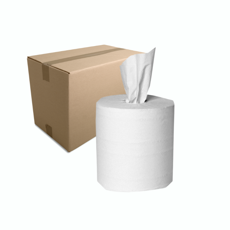 ECONOMY CENTER PULL, 600 FT. 2-PLY, 6 ROLLS PER CASE