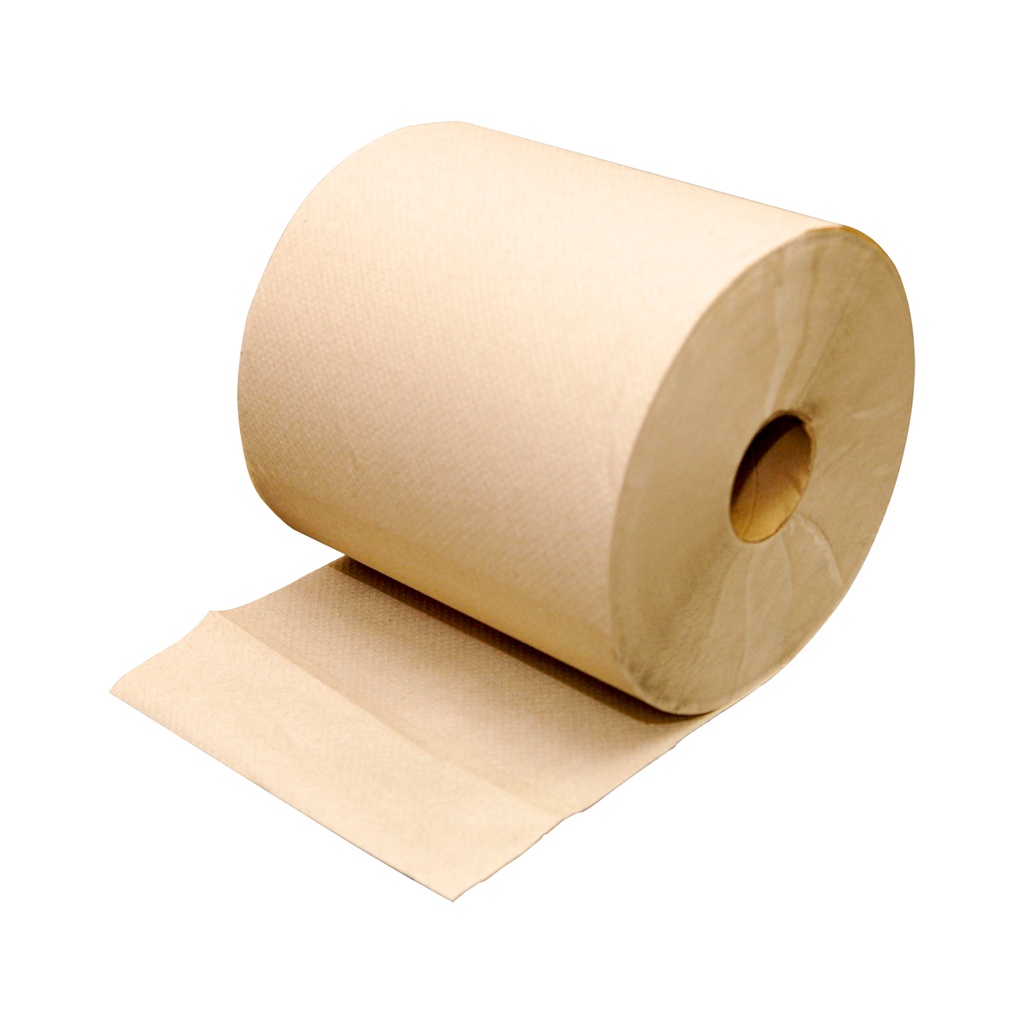 7800 HARDWOUND TOWEL,  7-1/2" wide, 800 ft. roll NATURAL (6 rolls/case)