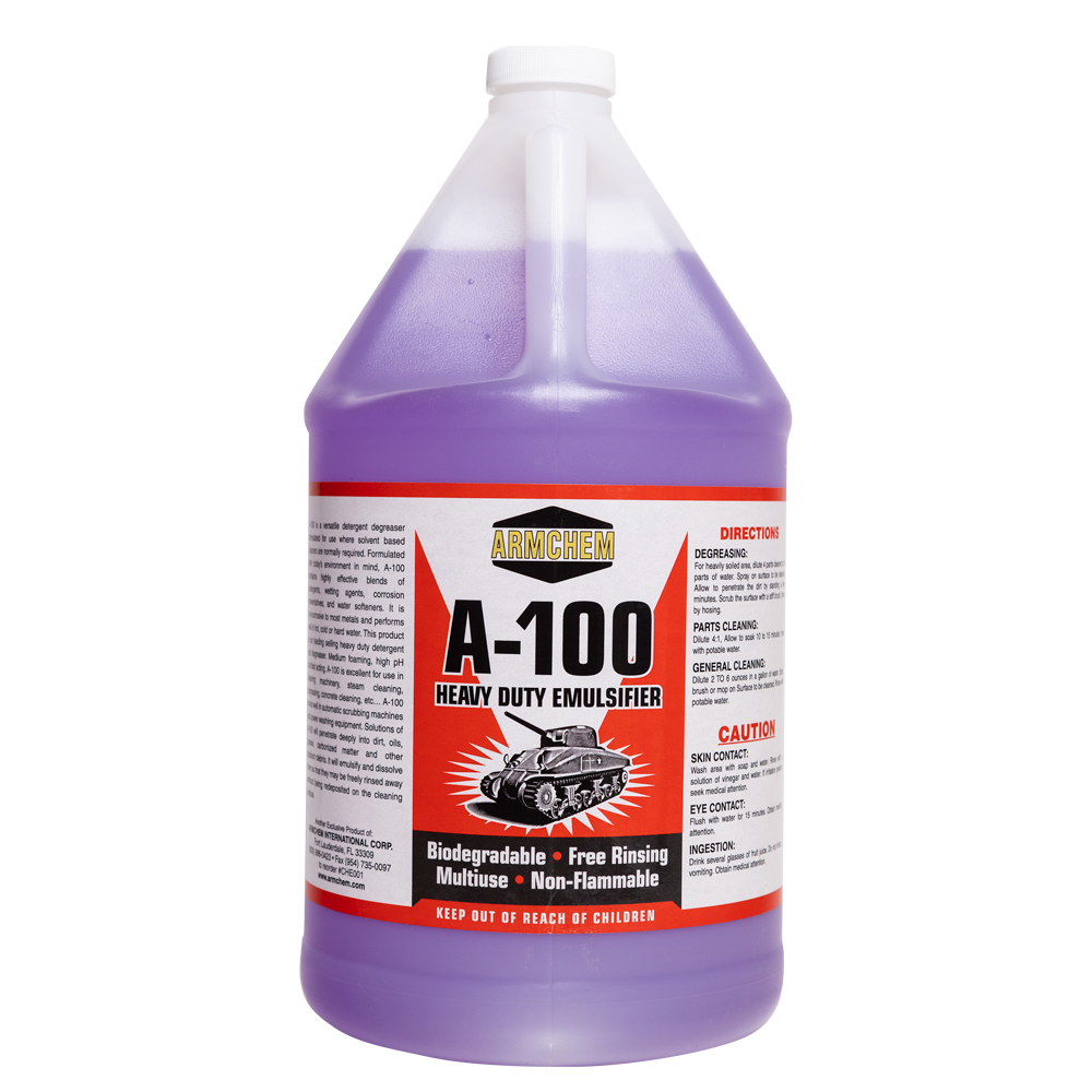 A-100 HEAVY DUTY EMULSIFIER, GALLON BOTTLE, 4/CS