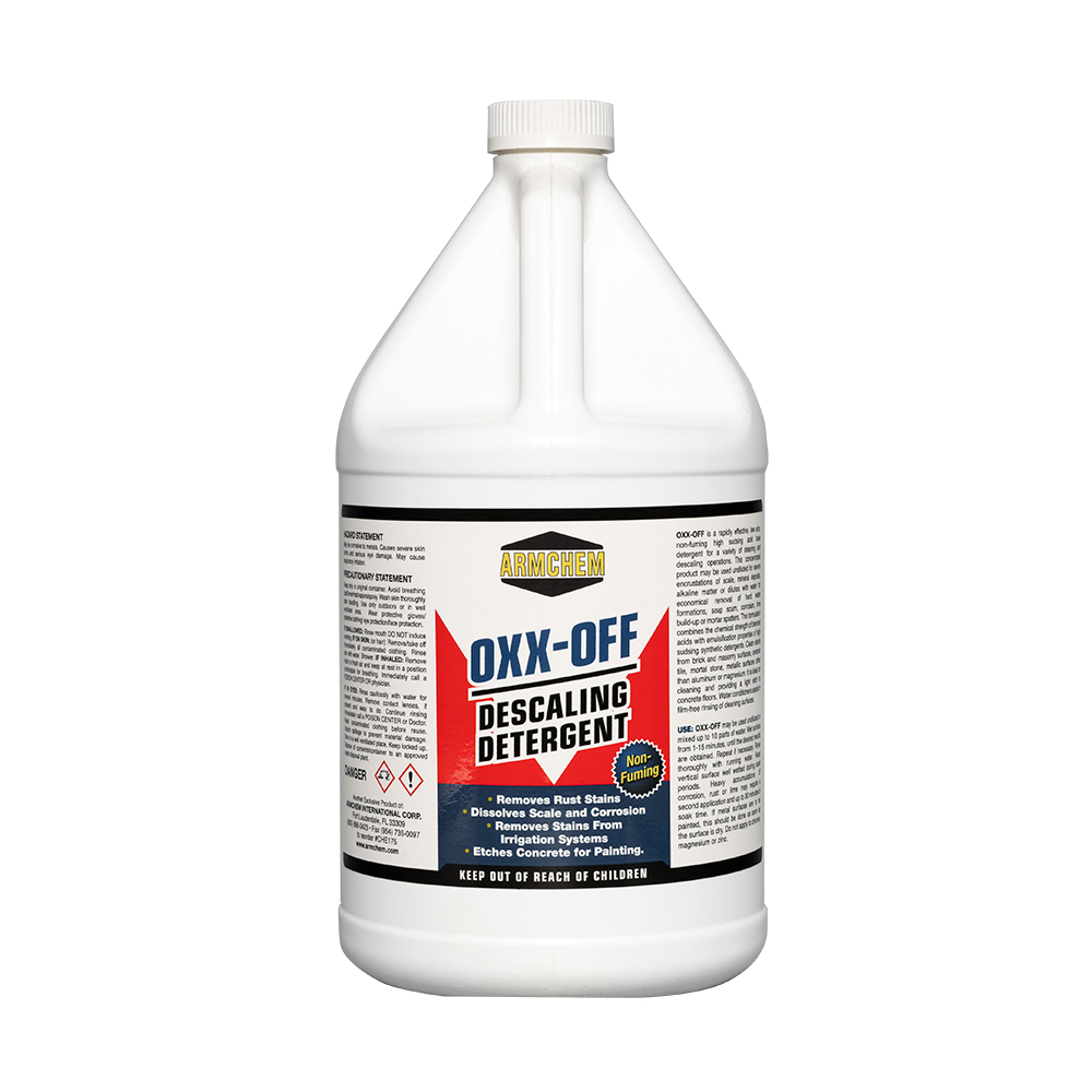 OXX-OFF DESCALING DETERGENT, GALLON BOTTLE, 4/CASE