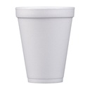 12 OZ STYRO CUP WHITE, 25/BAG, 40 BAGS/CARTON