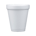 6 OZ STYRO CUP, WHITE, 25/BAG, 40 BAGS/CARTON